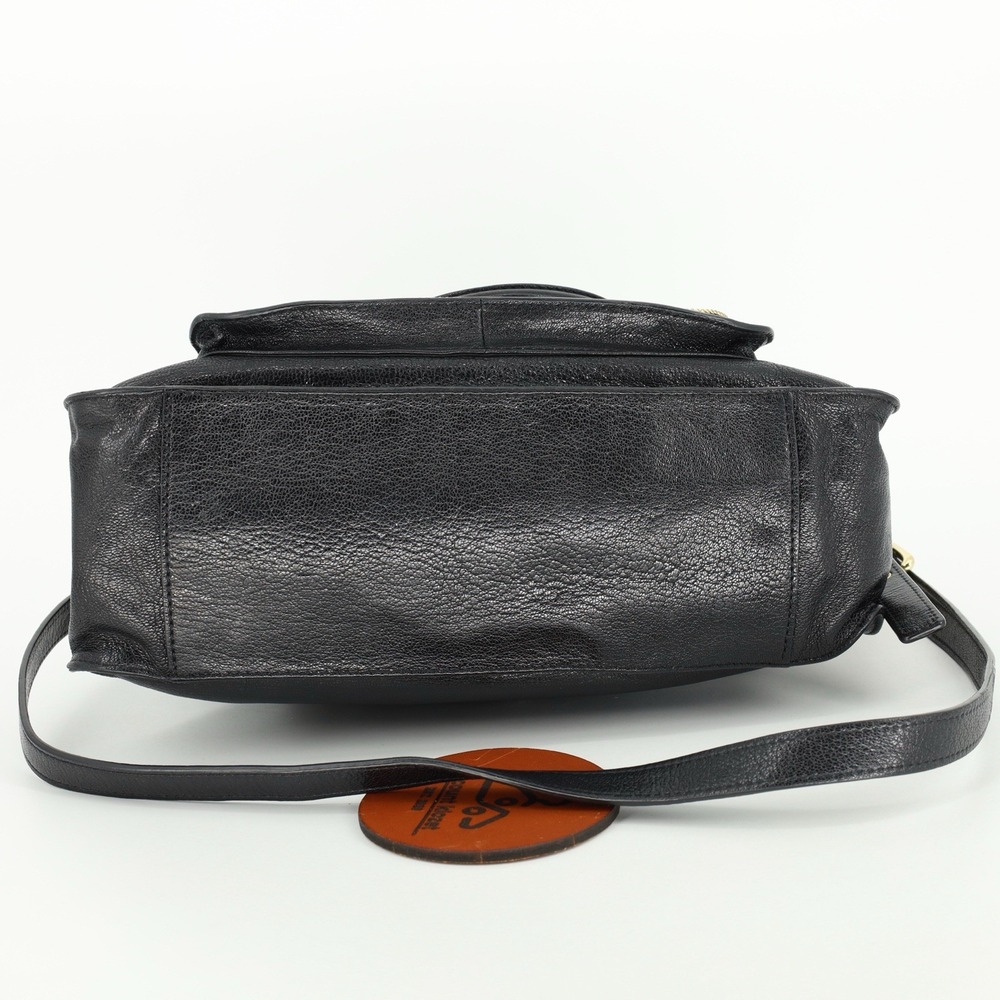 MICHAEL KORS Naomi Large Satchel Black Luxury‎ Leather Zippers Handbag Purse Bag - Picture 10 of 12